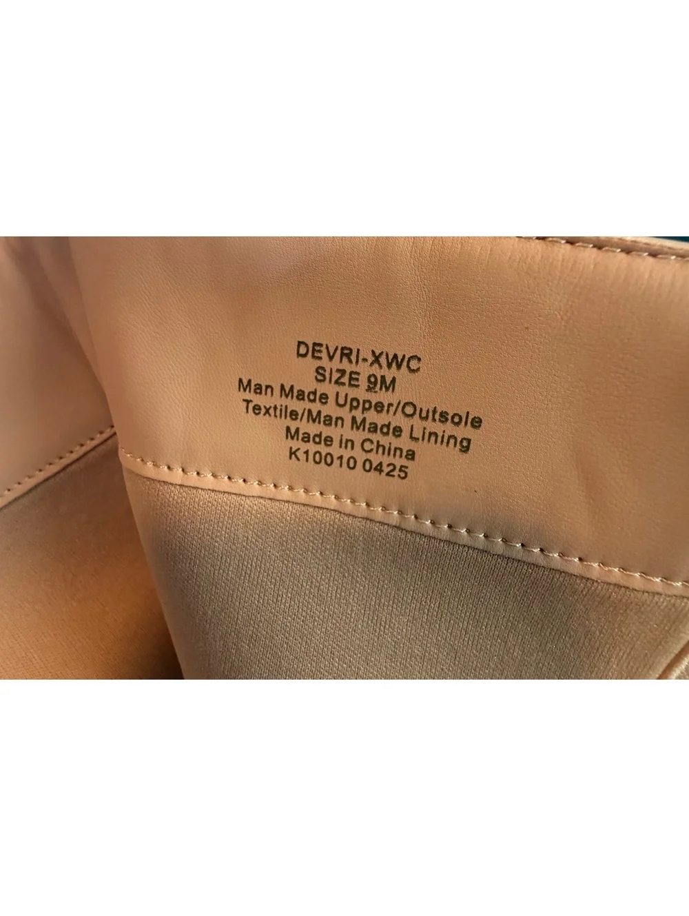 Journee Devri bone knee high boot size 9